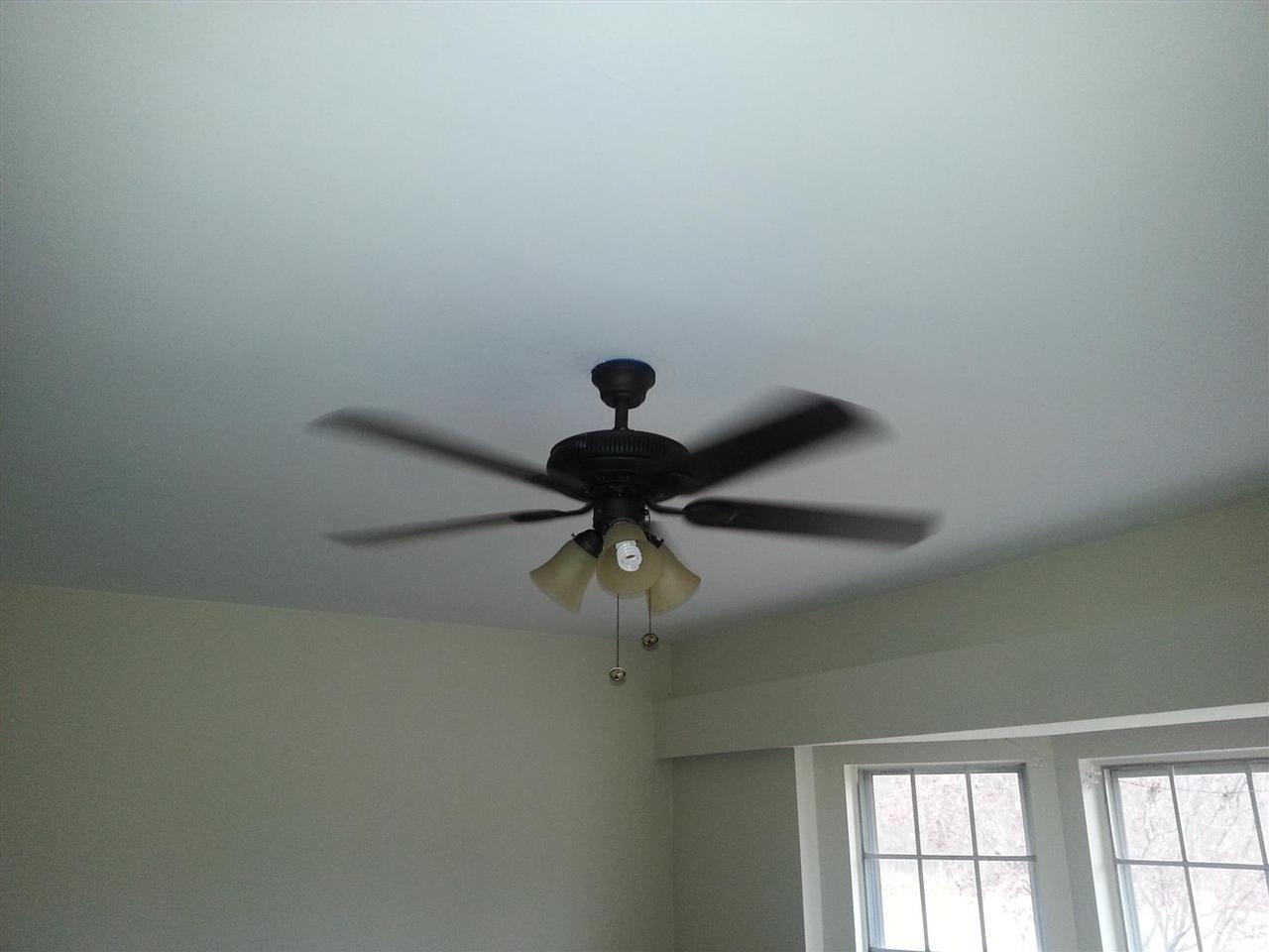Bad Renovations Formal Living Room 326 The New Ceiling Fan Has Been Hung And Wired It Does Quite A